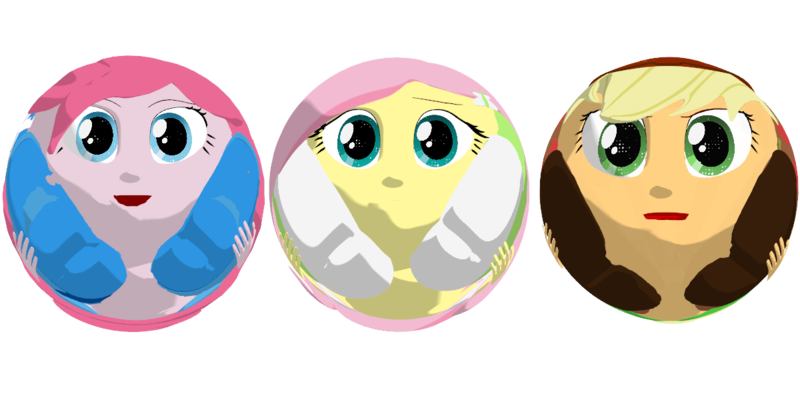 Size: 1200x600 | Tagged: safe, artist:artdj7, derpibooru import, applejack, fluttershy, pinkie pie, equestria girls, appleball, ball, flutterball, image, morph ball, pinkieball, png