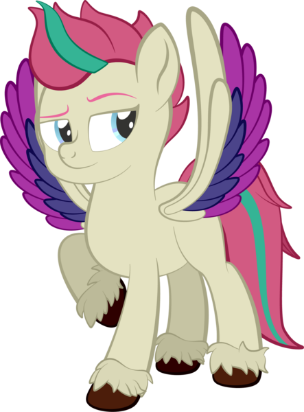 Size: 1280x1733 | Tagged: safe, artist:alexdti, derpibooru import, zipp storm, pegasus, pony, blue eyes, colored wings, eyebrows, female, full body, g5, image, mare, multicolored wings, png, raised hoof, simple background, solo, spread wings, standing, tail, transparent background, two toned mane, two toned tail, unshorn fetlocks, wings