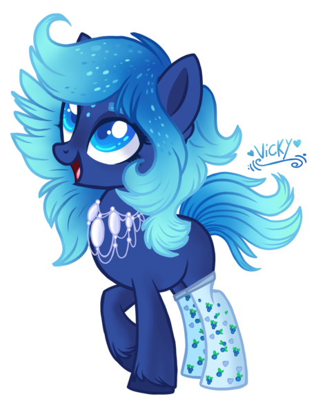 Size: 1920x2513 | Tagged: safe, artist:nightingalewolfie, derpibooru import, oc, oc:blueberry sweets, earth pony, pony, clothes, female, image, mare, png, simple background, socks, solo, transparent background
