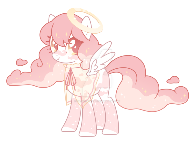 Size: 1600x1207 | Tagged: safe, artist:magicdarkart, derpibooru import, oc, pegasus, pony, female, halo, image, mare, png, simple background, solo, transparent background