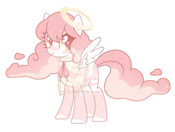 Size: 1600x1207 | Tagged: safe, artist:magicdarkart, derpibooru import, oc, pegasus, pony, female, halo, image, mare, png, simple background, solo, transparent background