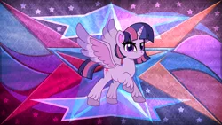 Size: 7680x4320 | Tagged: safe, artist:laszlvfx, artist:theretroart88, derpibooru import, edit, twilight sparkle, twilight sparkle (alicorn), alicorn, pony, my little pony: pony life, image, png, solo, wallpaper, wallpaper edit