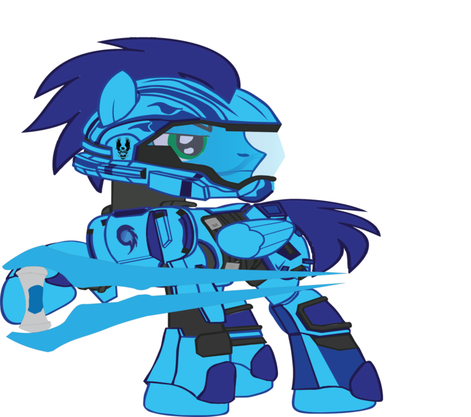 Size: 5949x5267 | Tagged: safe, artist:sonicstreak5344, derpibooru import, oc, pegasus, pony, armor, energy sword, halo (series), image, male, pegasus oc, png, sonic the hedgehog, sonic the hedgehog (series), spartan, stallion, sword, vector, weapon, wings