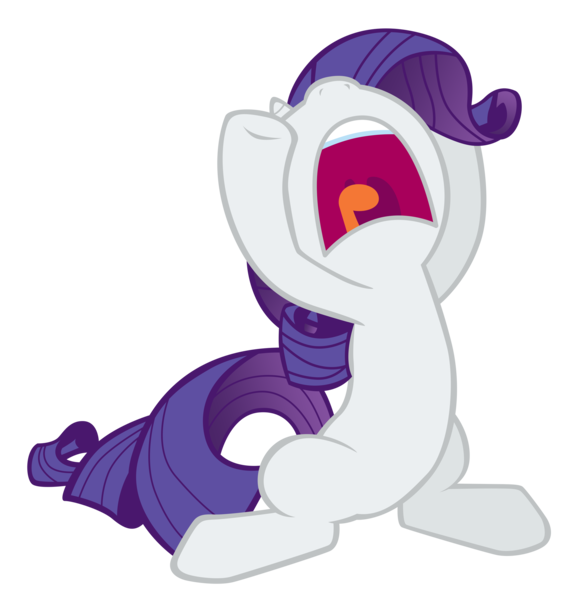 Size: 2382x2518 | Tagged: safe, artist:tardifice, derpibooru import, rarity, pony, unicorn, lesson zero, season 2, drama queen, female, high res, image, mare, marshmelodrama, nose in the air, open mouth, png, rarity being rarity, simple background, transparent background, vector