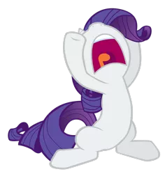 Size: 2382x2518 | Tagged: safe, artist:tardifice, derpibooru import, rarity, pony, unicorn, lesson zero, season 2, drama queen, female, high res, image, mare, marshmelodrama, nose in the air, open mouth, png, rarity being rarity, simple background, transparent background, vector