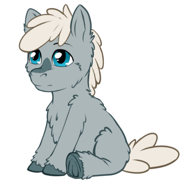 Size: 640x640 | Tagged: safe, artist:a0iisa, oc, oc:snowdrift, unofficial characters only, pony, taiga pony, blaze (coat marking), colt, image, male, png, simple background, sitting, solo, transparent background, unshorn fetlocks