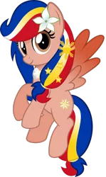 Size: 1889x3175 | Tagged: safe, artist:jhayarr23, derpibooru import, oc, oc:pearl shine, ponified, pegasus, pony, flying, image, nation ponies, philippines, png, simple background, solo, transparent background