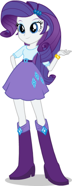 Size: 258x662 | Tagged: safe, official, rarity, equestria girls, become an equestria girl, belt, boots, bracelet, clothes, eqg promo pose set, flash game, hairclip, image, jewelry, official art, png, shoes, simple background, skirt, solo, transparent background