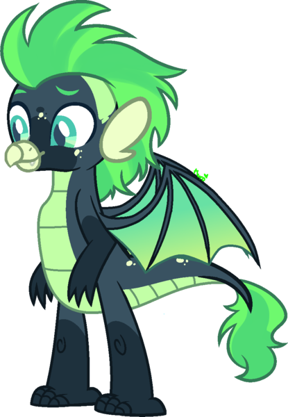 Size: 877x1267 | Tagged: safe, artist:kurosawakuro, derpibooru import, oc, dragon, dragriff, gryphon, base used, image, interspecies offspring, offspring, parent:gabby, parent:spike, parents:spabby, png, simple background, solo, transparent background