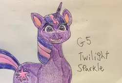 Size: 1280x878 | Tagged: safe, artist:wolfspiritclan, derpibooru import, twilight sparkle, g4 to g5, g5, image, jpeg, traditional art