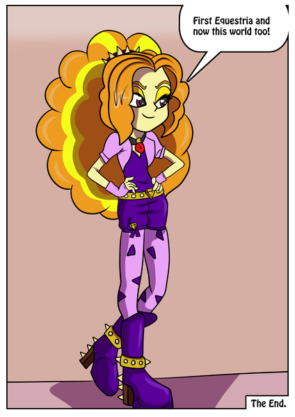 Size: 2480x3507 | Tagged: safe, artist:rex-equinox, derpibooru import, adagio dazzle, aria blaze, sonata dusk, human, equestria girls, antagonist, comic, female, image, png, possessed, possession, rule 63, solo, the dazzlings, transformation, transformation sequence, transgender transformation