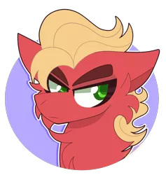 Size: 1446x1526 | Tagged: safe, artist:saveraedae, derpibooru import, sprout cloverleaf, earth pony, pony, my little pony: a new generation, angry, cheek fluff, chest fluff, g5, image, looking away, png, solo