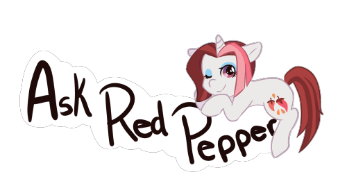 Size: 500x281 | Tagged: safe, artist:ask-red-pepper-blog, derpibooru import, cayenne, pony, unicorn, ask, eyeshadow, female, image, looking up, lying down, makeup, mare, one eye closed, png, solo
