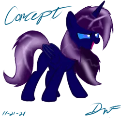 Size: 287x281 | Tagged: safe, artist:holdenwolfart, derpibooru import, oc, oc:royale royce, oc:thunder wrath, unofficial characters only, concept, dark side, image, male, male alicorn, png, simple background, solo, transparent background
