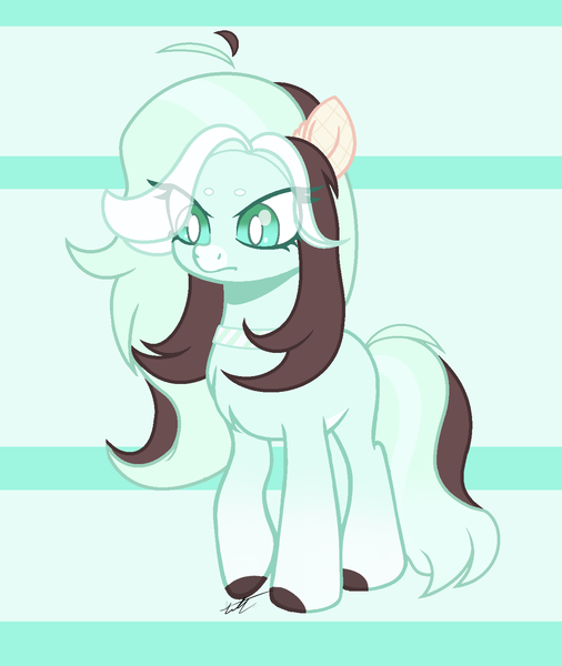 Size: 1300x1540 | Tagged: safe, artist:stelladiamond, derpibooru import, oc, oc:mint chip, earth pony, pony, base used, female, image, mare, png, solo