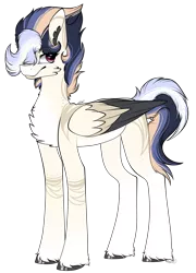 Size: 2533x3517 | Tagged: safe, artist:beamybutt, derpibooru import, oc, unofficial characters only, pegasus, pony, base used, chest fluff, ear fluff, female, image, mare, offspring, parent:dumbbell, parent:rainbow dash, parents:dumbdash, pegasus oc, png, simple background, smiling, solo, transparent background, unshorn fetlocks, wings