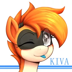 Size: 2000x2000 | Tagged: artist needed, safe, derpibooru import, oc, oc:kiva, unofficial characters only, pony, robot, robot pony, female, image, looking at you, png, simple background, smiling, solo, white background