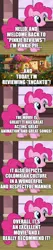 Size: 500x2339 | Tagged: safe, derpibooru import, edit, edited screencap, screencap, pinkie pie, comic:pinkie reviews, comic, image, movie review, png, screencap comic