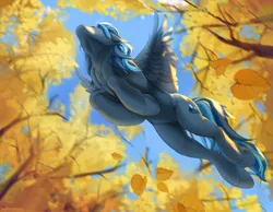 Size: 4000x3100 | Tagged: safe, artist:mithriss, derpibooru import, oc, unofficial characters only, pegasus, pony, belly, flying, image, png, solo, worm's eye view