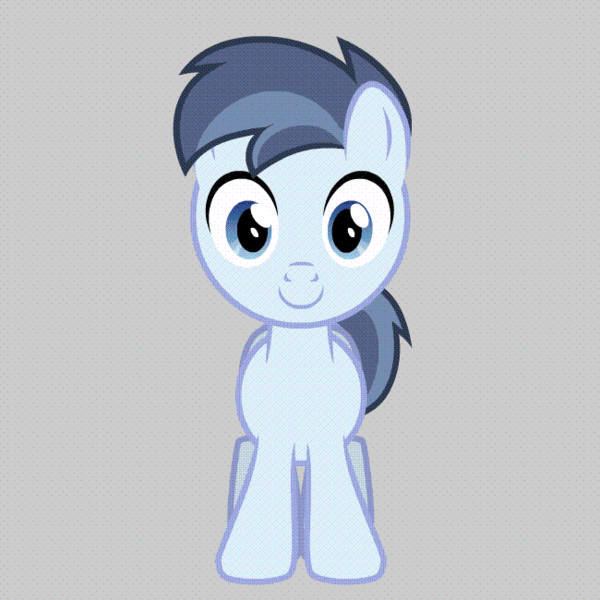 Size: 650x650 | Tagged: safe, artist:hydrusbeta, derpibooru import, edit, shady daze, earth pony, pony, colt, dithering, gray background, image, looking at you, male, png, simple background, solo