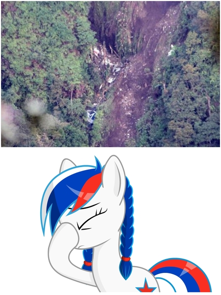 Size: 1500x1999 | Tagged: safe, ponybooru import, oc, oc:marussia, ponified, pony, 2012 mount salak sukhoi superjet crash, air crash, barely pony related, image, indonesia, jpeg, nation ponies, russia, sad, sukhoi superjet 100