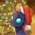 Size: 2000x2000 | Tagged: safe, artist:vistamage, derpibooru import, oc, oc:spectre phase, changeling, blue changeling, candy, candy cane, changeling oc, christmas, christmas changeling, food, hat, holiday, image, jpeg, santa hat, solo