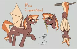 Size: 4096x2631 | Tagged: safe, artist:renderpoint, derpibooru import, oc, oc:rosa copperhead, unofficial characters only, bat pony, pony, bat pony oc, bat wings, image, jpeg, solo, wings