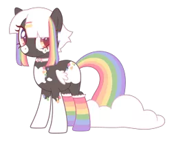 Size: 6936x5744 | Tagged: safe, artist:magicdarkart, derpibooru import, oc, earth pony, pony, absurd resolution, clothes, female, image, mare, png, rainbow socks, simple background, socks, solo, striped socks, transparent background