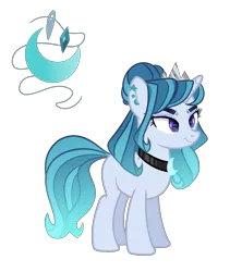 Size: 2763x3109 | Tagged: safe, artist:just-silvushka, derpibooru import, oc, unofficial characters only, pony, unicorn, base used, choker, ear piercing, eyelashes, female, horn, image, magical lesbian spawn, mare, offspring, parent:princess luna, parent:rarity, parents:rariluna, piercing, png, simple background, smiling, solo, transparent background, unicorn oc