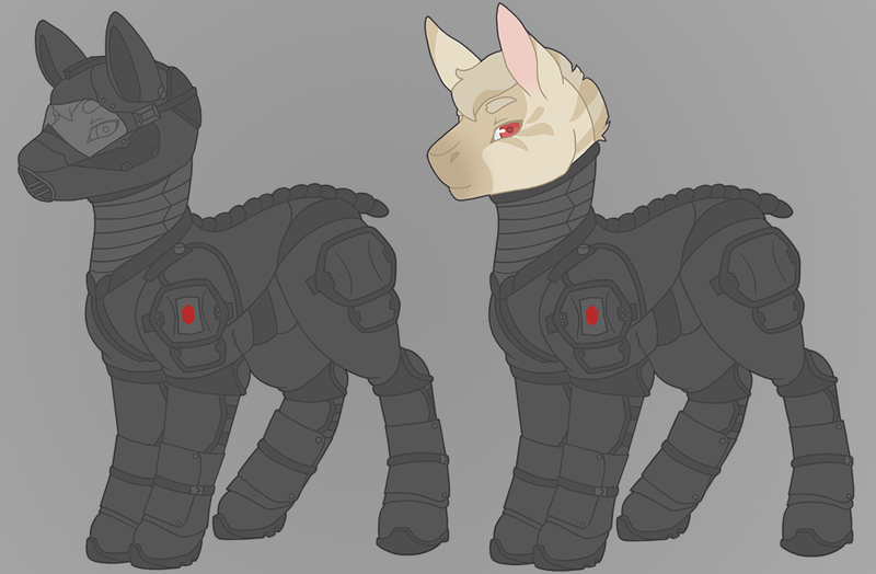 Size: 1103x723 | Tagged: safe, artist:evvyenvy, derpibooru import, oc, oc:ztev, zebra, fallout equestria, albino, albino zebra, armor, eyebrows, fallout, fallout equestria: all things unequal, image, male, pathfinder, png, solo, stealth suit