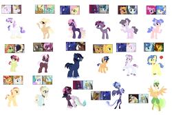 Size: 3541x2371 | Tagged: safe, artist:tragedy-kaz, derpibooru import, captain celaeno, cheese sandwich, coloratura, discord, flash sentry, fleur-de-lis, fluttershy, party favor, pinkie pie, prince blueblood, princess celestia, princess luna, quibble pants, rockhoof, saffron masala, sapphire shores, songbird serenade, stygian, sunset shimmer, tempest shadow, tree hugger, trenderhoof, trouble shoes, oc, draconequus, hybrid, pony, my little pony: the movie, base used, grin, image, interspecies offspring, magical gay spawn, magical lesbian spawn, male, offspring, parent:captain celaeno, parent:cheese sandwich, parent:coloratura, parent:discord, parent:fire streak, parent:flash sentry, parent:fleur-de-lis, parent:fluttershy, parent:party favor, parent:pinkie pie, parent:prince blueblood, parent:princess celestia, parent:princess luna, parent:quibble pants, parent:rockhoof, parent:saffron masala, parent:sapphire shores, parent:songbird serenade, parent:stygian, parent:sunset shimmer, parent:tempest shadow, parent:tree hugger, parent:trenderhoof, parent:zephyr breeze, parents:fleur de lune, parents:fleur-de-blueblood, parents:lunashy, parents:sunsetstreak, parents:tempestcord, parents:troubleluna, png, screencap reference, simple background, smiling, stallion, transparent background