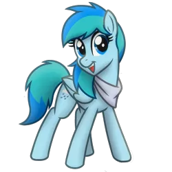 Size: 2048x2048 | Tagged: safe, artist:whitequartztheartist, derpibooru import, oc, oc:stormy waters, unofficial characters only, pegasus, pony, derpibooru community collaboration, 2022 community collab, bandana, image, pegasus oc, png, simple background, solo, transparent background, wings