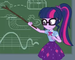 Size: 725x573 | Tagged: safe, derpibooru import, screencap, sci-twi, twilight sparkle, equestria girls, equestria girls series, holidays unwrapped, spoiler:eqg series (season 2), cropped, image, png, solo, the cider louse fools