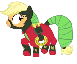 Size: 1280x1063 | Tagged: safe, artist:benpictures1, derpibooru import, applejack, mistress marevelous, pony, power ponies (episode), cute, image, inkscape, jackabetes, png, power ponies, simple background, solo, transparent background, vector