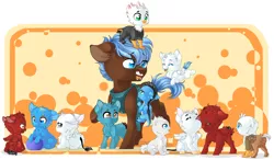 Size: 7086x4151 | Tagged: safe, alternate version, artist:schokocream, derpibooru import, oc, oc:any pony, oc:firebrand, oc:ilovekimpossiblealot, oc:lightning bliss, oc:mad munchkin, oc:silver quill, oc:tyandaga, unofficial characters only, alicorn, deer, gryphon, hippogriff, pony, alicorn oc, colt, deer oc, female, filly, flying, griffon oc, horn, image, male, mare, png, stallion, wings