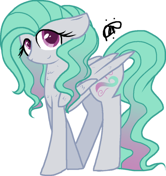 Size: 868x923 | Tagged: safe, artist:gallantserver, derpibooru import, oc, oc:mariposa blossom, pegasus, pony, female, image, mare, offspring, parent:fluttershy, parent:zephyr breeze, parents:zephyrshy, png, product of incest, simple background, solo, transparent background