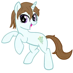 Size: 4096x4096 | Tagged: safe, artist:hanaesthetic, derpibooru import, oc, oc:hanaesthetic, unofficial characters only, pony, unicorn, derpibooru community collaboration, 2022 community collab, absurd resolution, brown mane, brown tail, female, full body, heart eyes, horn, image, mare, open mouth, open smile, png, purple eyes, show accurate, simple background, smiling, solo, tail, transparent background, unicorn oc, wingding eyes