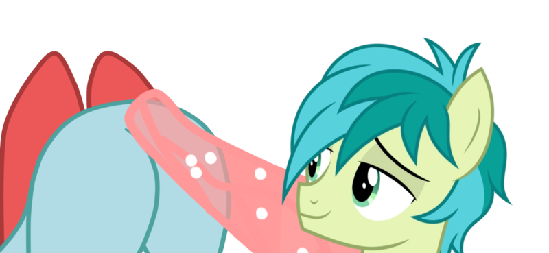 Size: 1280x590 | Tagged: artist needed, suggestive, derpibooru import, ocellus, sandbar, changeling, earth pony, ass, ass up, bedroom eyes, butt, eyes on the prize, female, image, looking at her butt, male, ocelbar, png, shipping, simple background, straight, transparent background