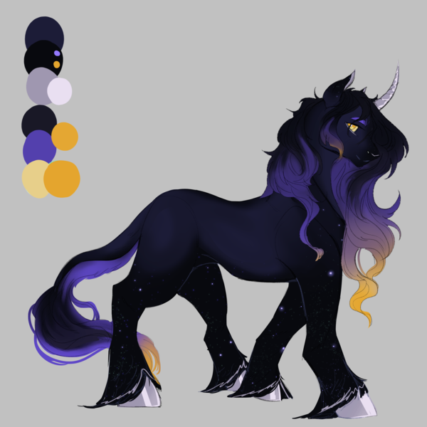 Size: 4000x4000 | Tagged: safe, artist:junne catt, derpibooru import, oc, oc:sylvtir, unofficial characters only, unicorn, hooves, horn, image, long mane, png, solo, unshorn fetlocks