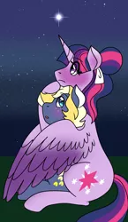 Size: 1800x3100 | Tagged: safe, artist:sereneocean, artist:sereneoceanic, artist:serenewaves, derpibooru import, star tracker, twilight sparkle, alicorn, earth pony, blushing, female, image, male, png, shipping, straight, twitracker