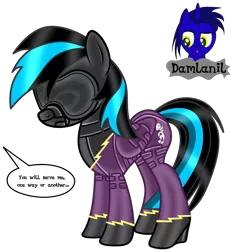 Size: 3840x4154 | Tagged: safe, artist:damlanil, derpibooru import, oc, oc:nightlight aura, unofficial characters only, pegasus, pony, bdsm, blindfold, bondage, bondage mask, boots, bound wings, catsuit, clothes, collar, commission, corset, costume, female, gag, gimp suit, high heels, high res, hood, hypnogear, image, implied discord, latex, latex boots, latex suit, mare, muzzle gag, pegasus oc, png, rubber, rubber suit, shadowbolts, shadowbolts costume, shiny, shiny mane, shoes, show accurate, simple background, socks, solo, story, thigh highs, transparent background, vector, wings