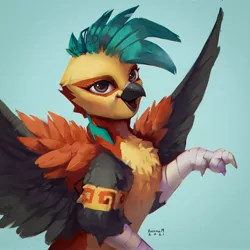 Size: 3000x3000 | Tagged: safe, artist:annna markarova, derpibooru import, oc, oc:atlamanticaricusika'n, unofficial characters only, gryphon, griffon oc, image, jpeg, male