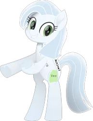 Size: 2121x2747 | Tagged: safe, artist:lincolnbrewsterfan, derpibooru import, oc, oc:albany, ponified, pony, derpibooru, my little pony: the movie, .svg available, ban, ban pony, bipedal, derpibooru exclusive, derpibooru ponified, green eyes, grin, heart, heart hoof, hoofy-kicks, image, lifted leg, looking at you, meta, movie accurate, png, pointing, raised hoof, raised tail, rearing, simple background, smiling, smiling at you, solo, standing, tail, transparent background, vector
