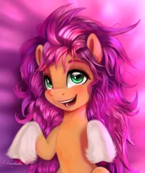 Size: 1854x2209 | Tagged: safe, artist:darksly, derpibooru import, sunny starscout, earth pony, pony, my little pony: a new generation, commission, dakimakura cover, female, g5, high res, image, jpeg, mare, open mouth, open smile, smiling, solo