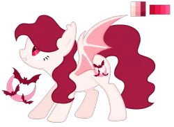 Size: 3000x2200 | Tagged: safe, artist:magicuniclaws, derpibooru import, oc, unofficial characters only, bat pony, pony, base used, bat pony oc, bat wings, ear fluff, ear tufts, fangs, female, high res, image, mare, png, red eyes, simple background, slit pupils, smiling, solo, spread wings, standing, tail, transparent background, wings