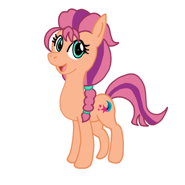 Size: 3024x3024 | Tagged: safe, artist:omegaridersangou, derpibooru import, sunny starscout, my little pony: a new generation, g4, g5, g5 to g4, image, png, solo