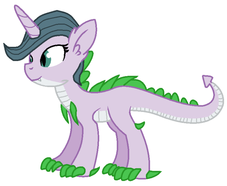 Size: 764x628 | Tagged: safe, artist:brandonthebronypony, derpibooru import, oc, oc:luscious diamond, unofficial characters only, dracony, hybrid, base used, female, image, interspecies offspring, offspring, parent:rarity, parent:spike, parents:sparity, png, simple background, solo, white background