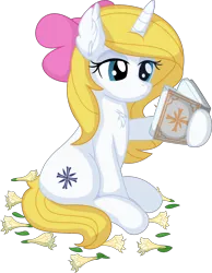 Size: 5733x7405 | Tagged: safe, derpibooru import, oc, oc:reverie, unicorn, .svg available, absurd resolution, book, bow, hair bow, image, lidded eyes, png, reading, sitting, solo, vector