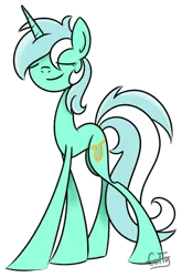Size: 794x1202 | Tagged: safe, artist:cuttycommando, derpibooru import, lyra heartstrings, pony, eyes closed, image, png, simple background, solo, transparent background