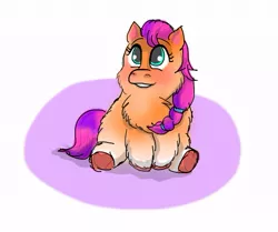 Size: 643x537 | Tagged: safe, artist:carpdime, derpibooru import, sunny starscout, fluffy pony, g5, hugbox, image, jpeg